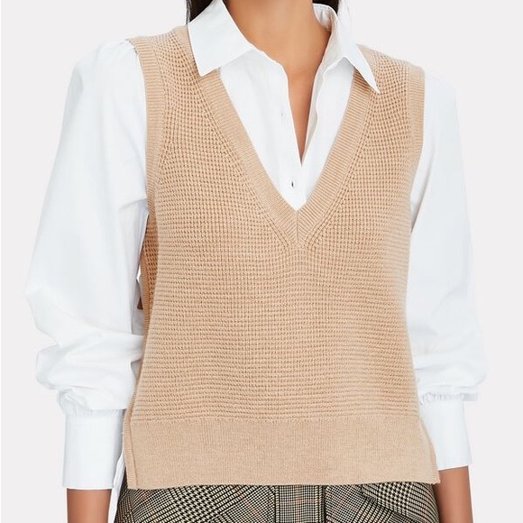 Veronica Beard Mixed Media Vest - Picture 10 of 13